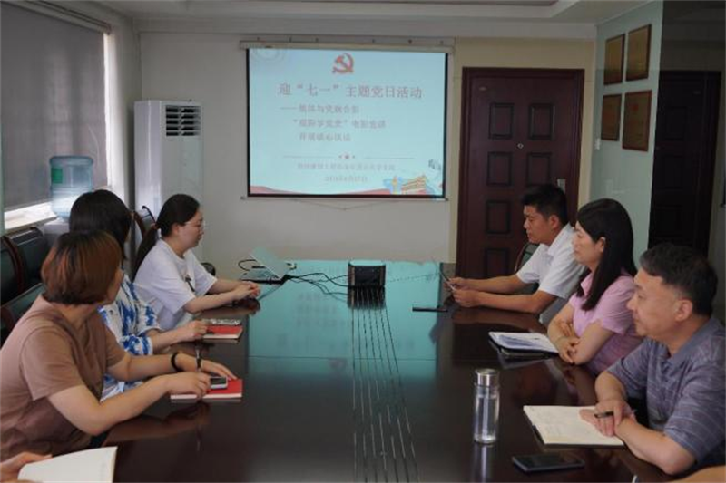 咨询团支部组织召开迎“七一”主题党日系列活动