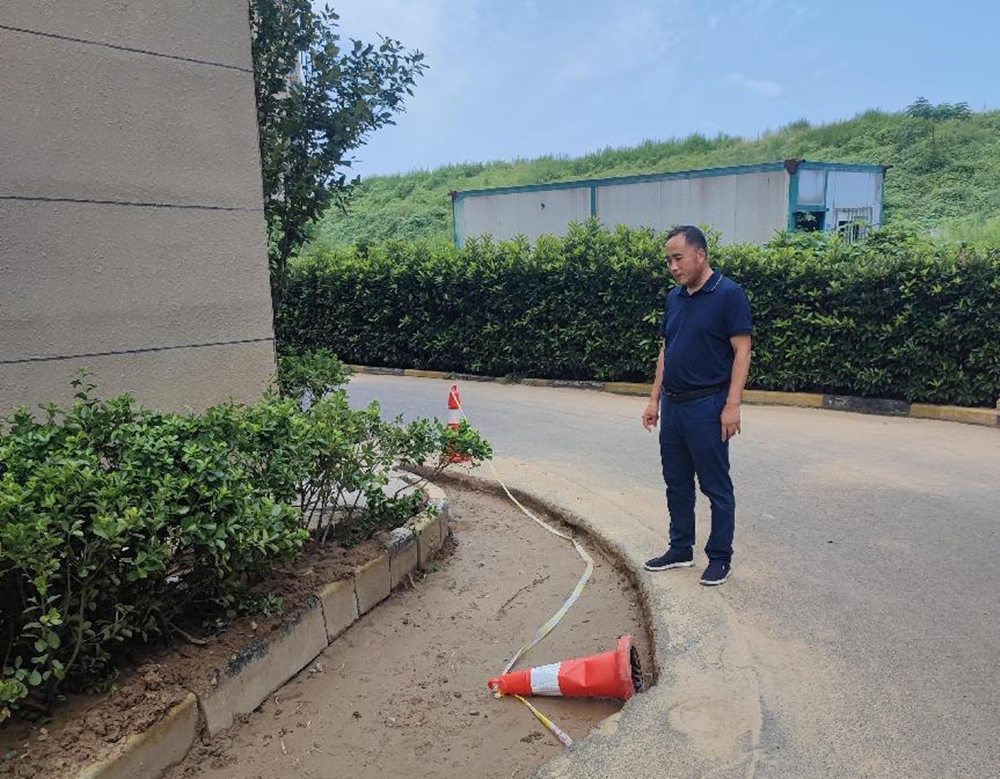 dcbox小金库官网党委委员、副总经理祁红军到柳林安置区检查督导消防整改和验收工作